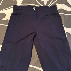 Jockey brand athletic pants.  Size small, blue